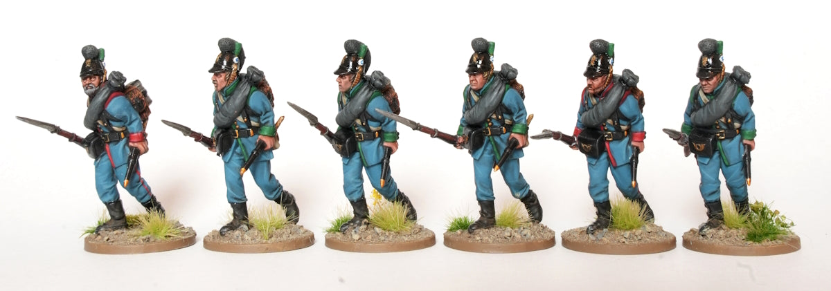 BAV_08 - Light Infantry at trail in M48 helmets