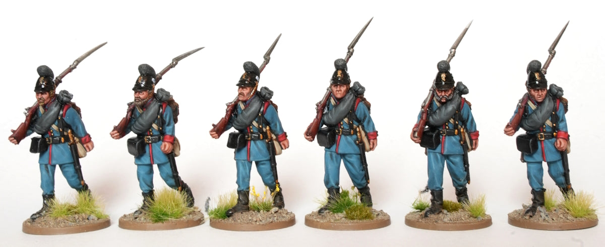 BAV03 - Infantry shouldered arms in M48 helmets