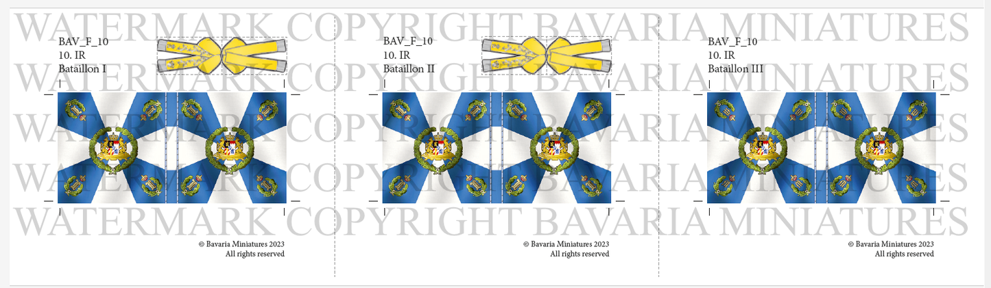 Flags of the 10th Infantry Regiment (3)