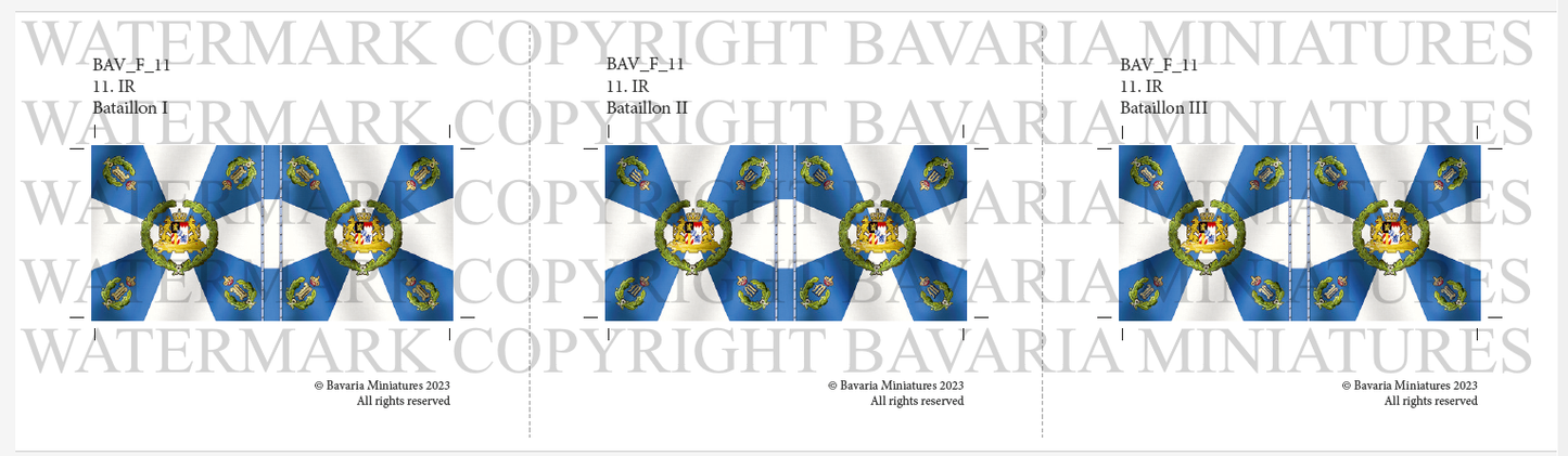 Flags of the 11th Infantry Regiment (3)