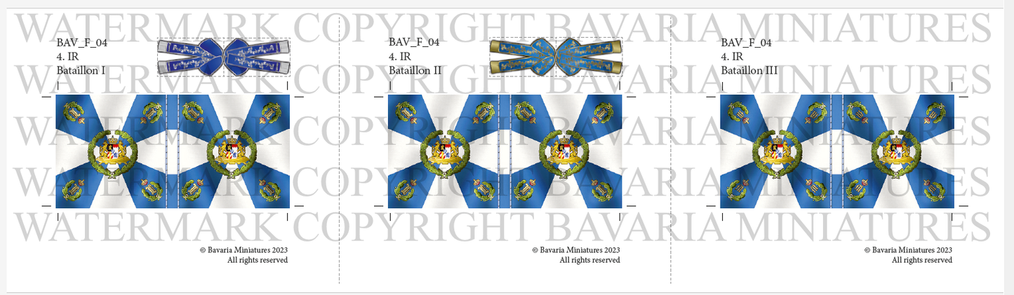 BAV_FL_4 - Flags of the 4th Infantry Regiment (3)