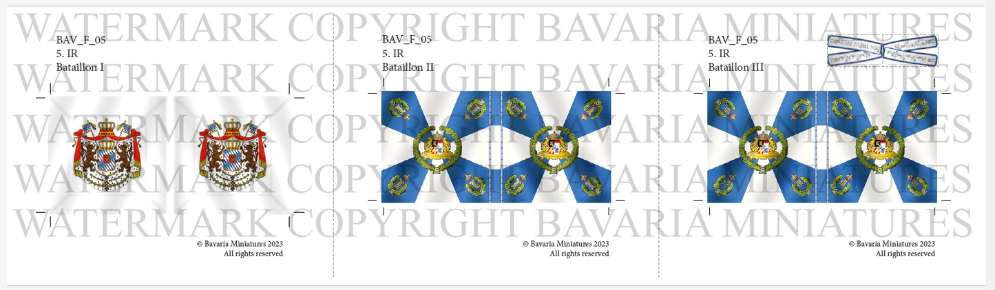 BAV_FL_5 - Flags of the 5th Infantry Regiment (3)