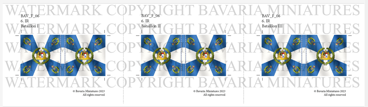 Flags of the 6th Infantry Regiment (3)
