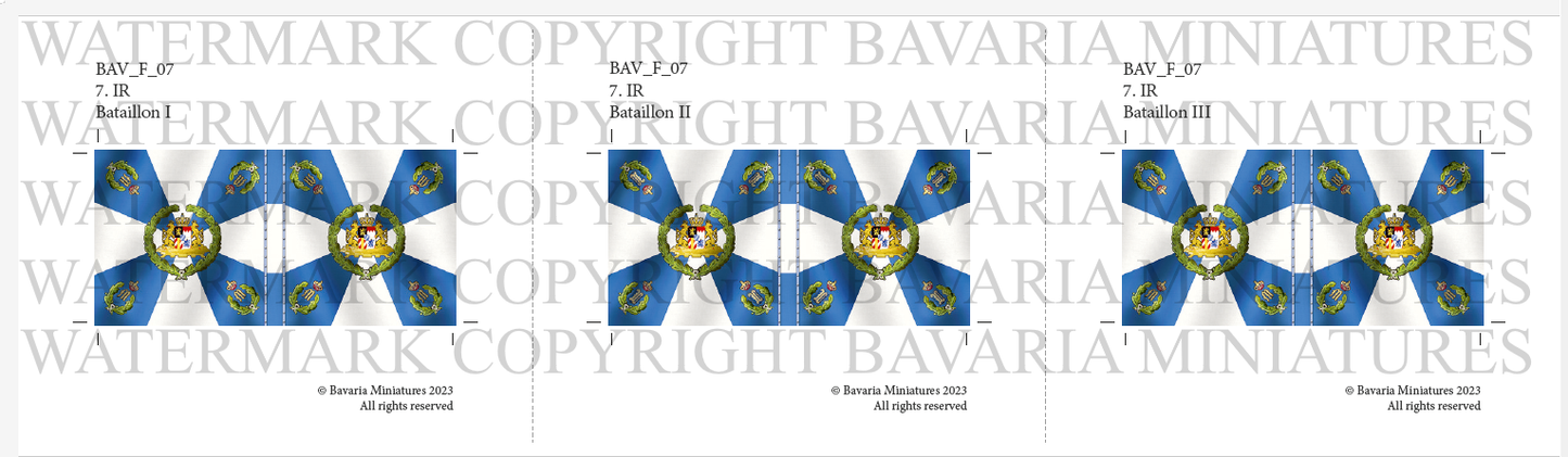Flags of the 7th Infantry Regiment (3)