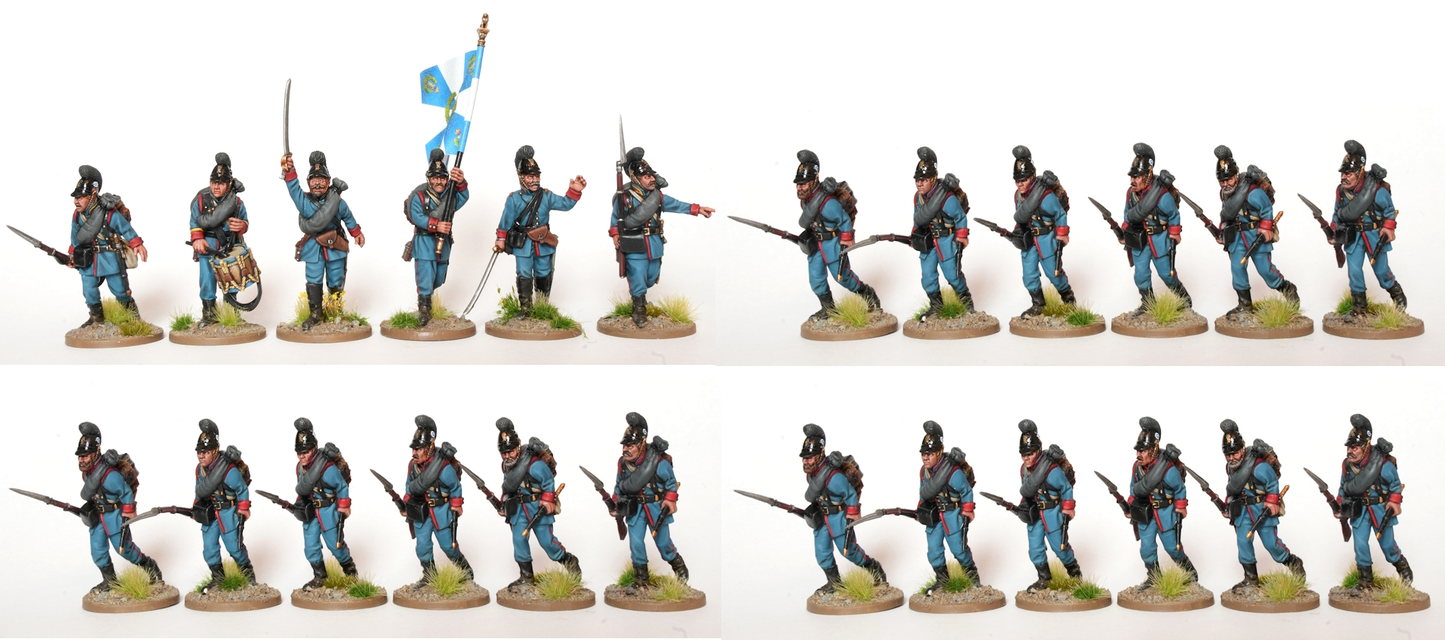 Infantry in M48 helmets, at trail - Unit Deal