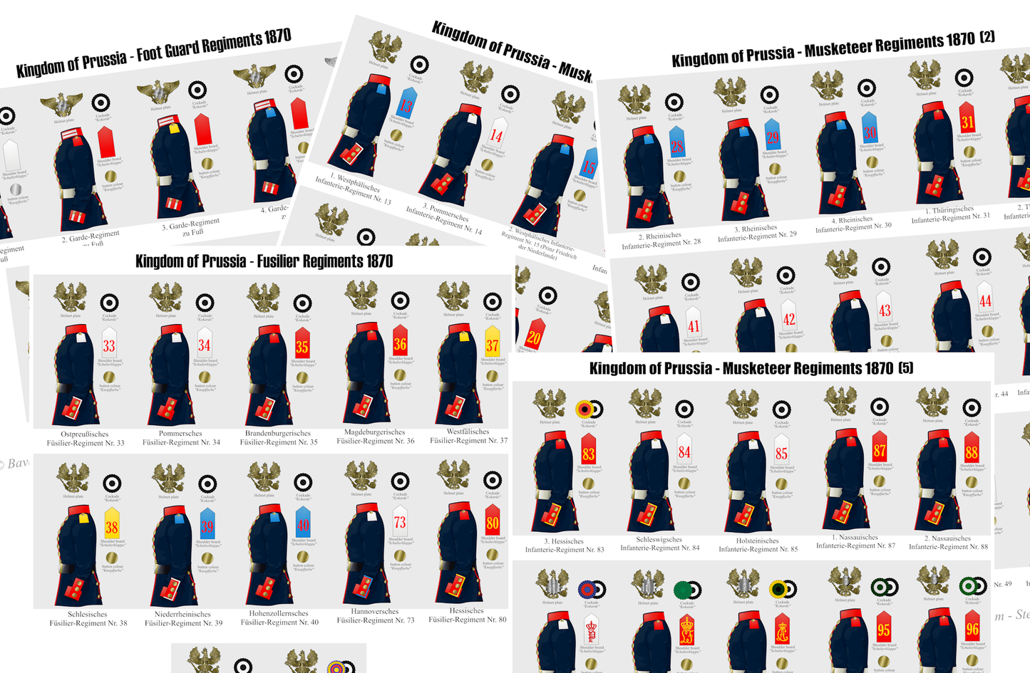 Free Prussian Infantry Uniform Plates