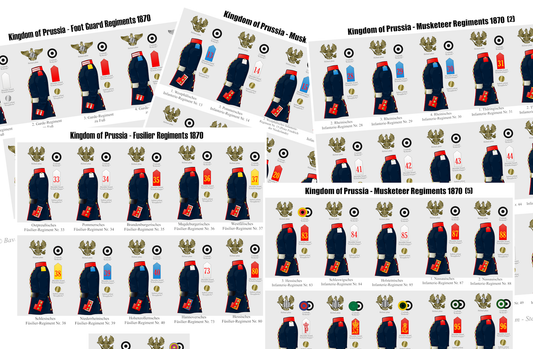 Free Prussian Infantry Uniform Plates